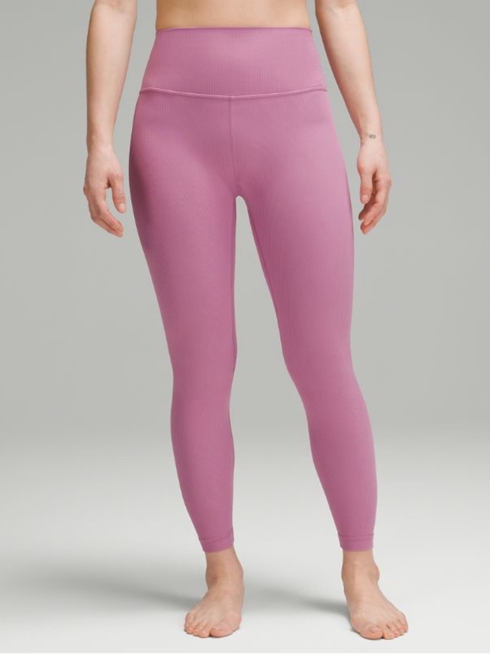 🆕💕 ASIA FIT Lululemon Align Ribbed HR Pant 24” - Velvet Dust